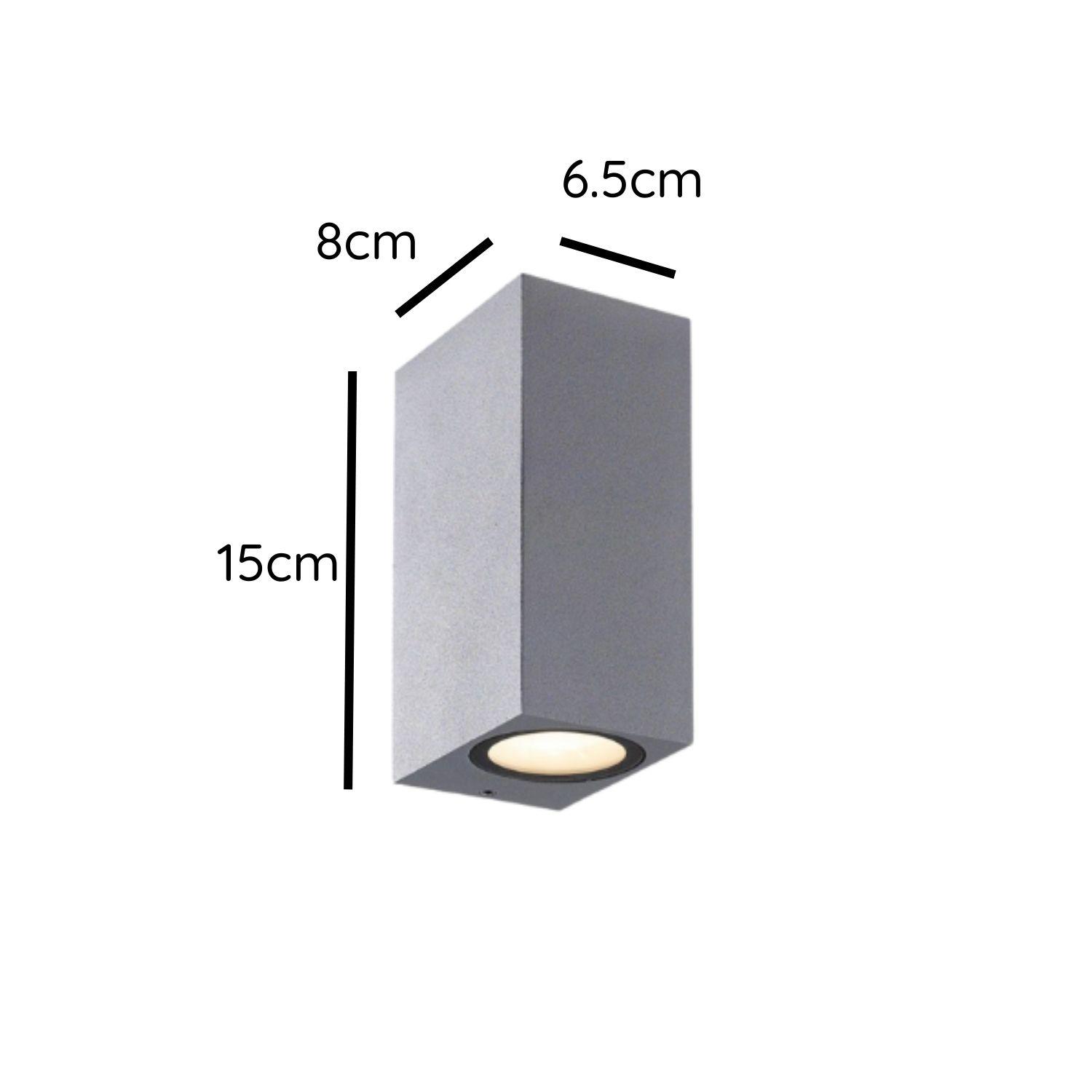 APLIQUE LED KAPELLE IP54 DOBLE PORTA GU10 KONNERGIE DEUS-3