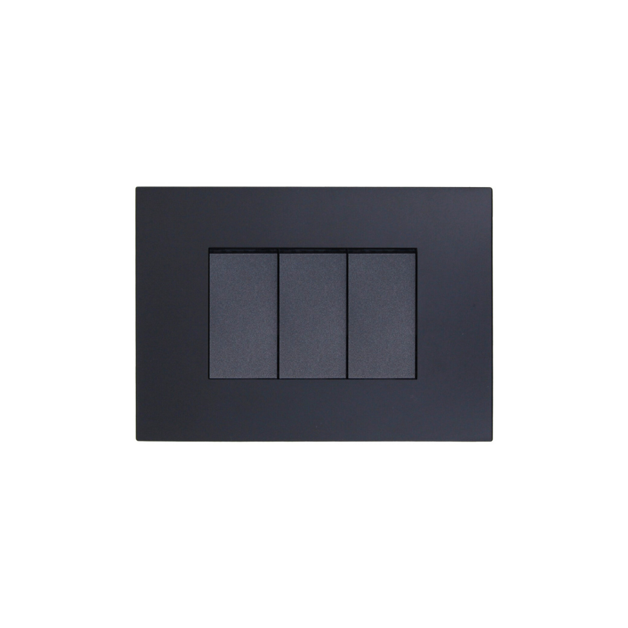 Interruptor Triple Encendido Apagado Stanford (9/32) 220v 10a Sec Grafito-0