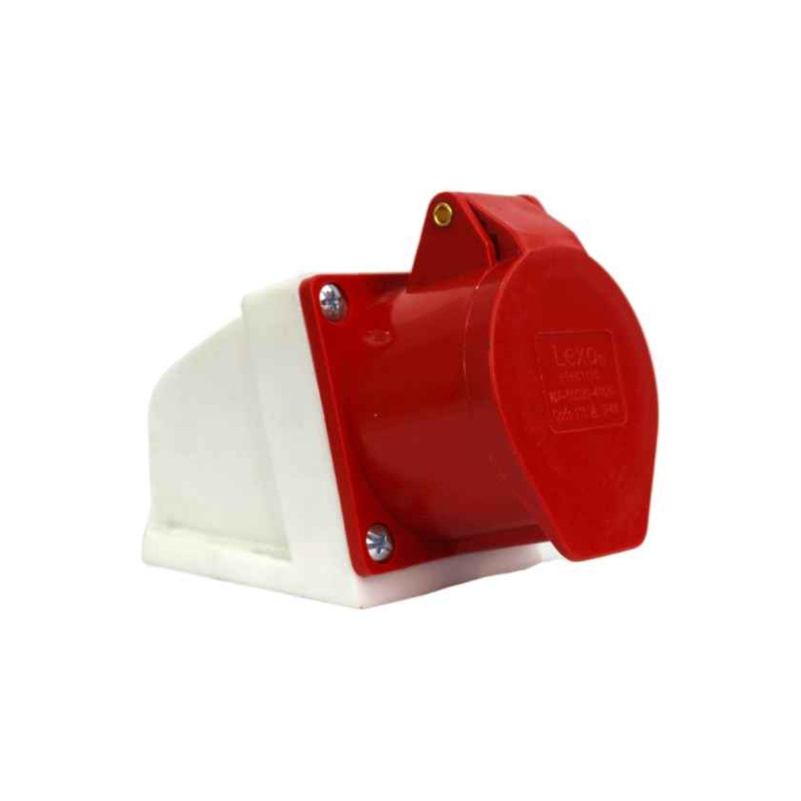 Enchufe Industrial Hembra Sobrepuesta Ip44 16a 380v 3p/n/t-4