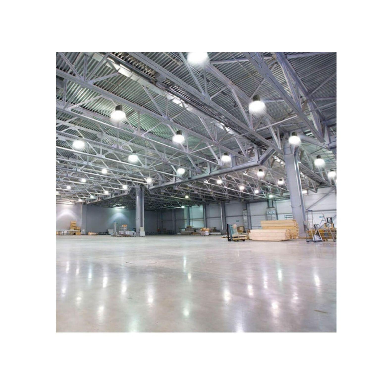 Campana Led Cob 100w Luz Fria 5000k Galpon Techo Industrial-3