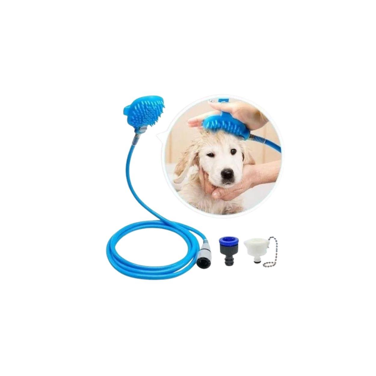 Manguera Cepillo Baño Ducha Mascotas Perros Gatos Mascotas-0