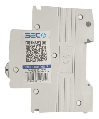 Interruptor Automático 2p 32a 6ka 240v C32 Sec-2