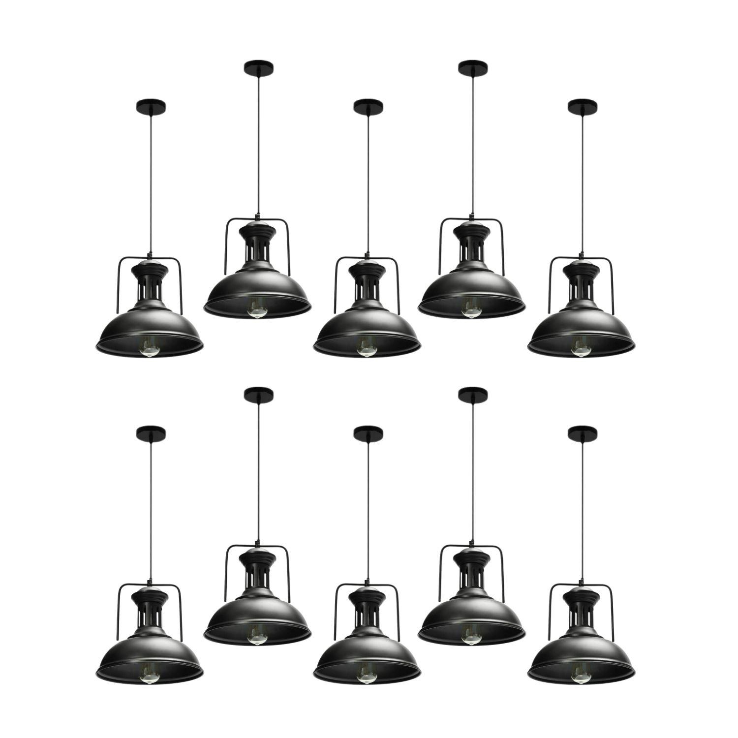 PACK 10 LAMPARA TECHO PORTA E27 SPICA KONNERGIE DEUS-0