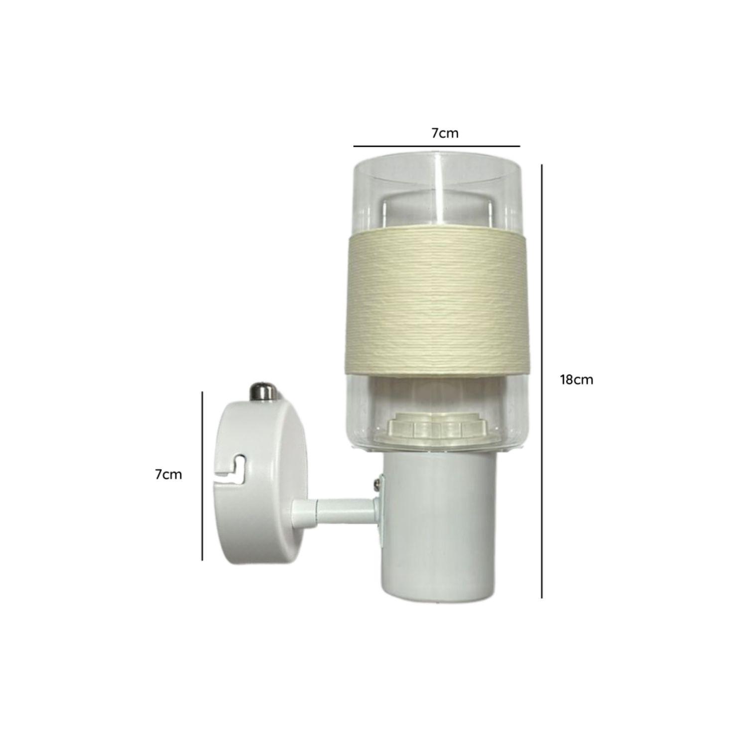PACK 2 APLIQUE SIMPLE PORTA E14 LED ZAURAK KONNERGIE DEUS-4