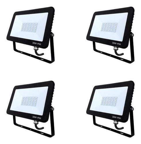 Foco Proyector Led 30w Exterior Pack 4 Unidades-0