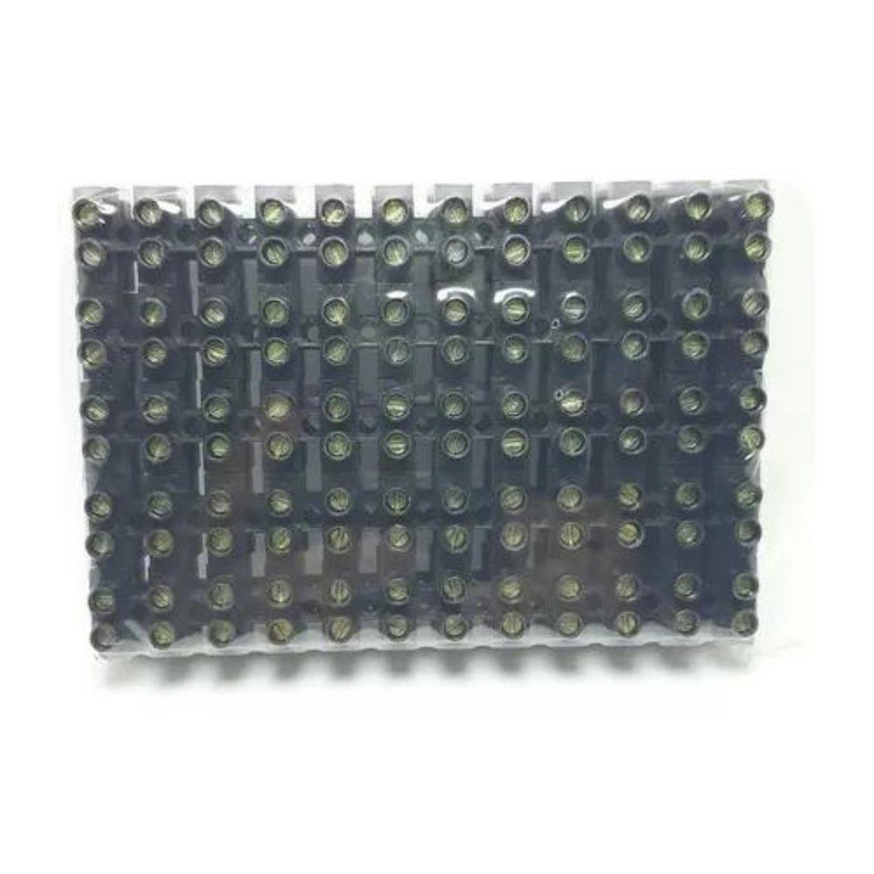 Regleta De Conexión Plástica 6mm 12 Polos Pack 10 Unidades-6