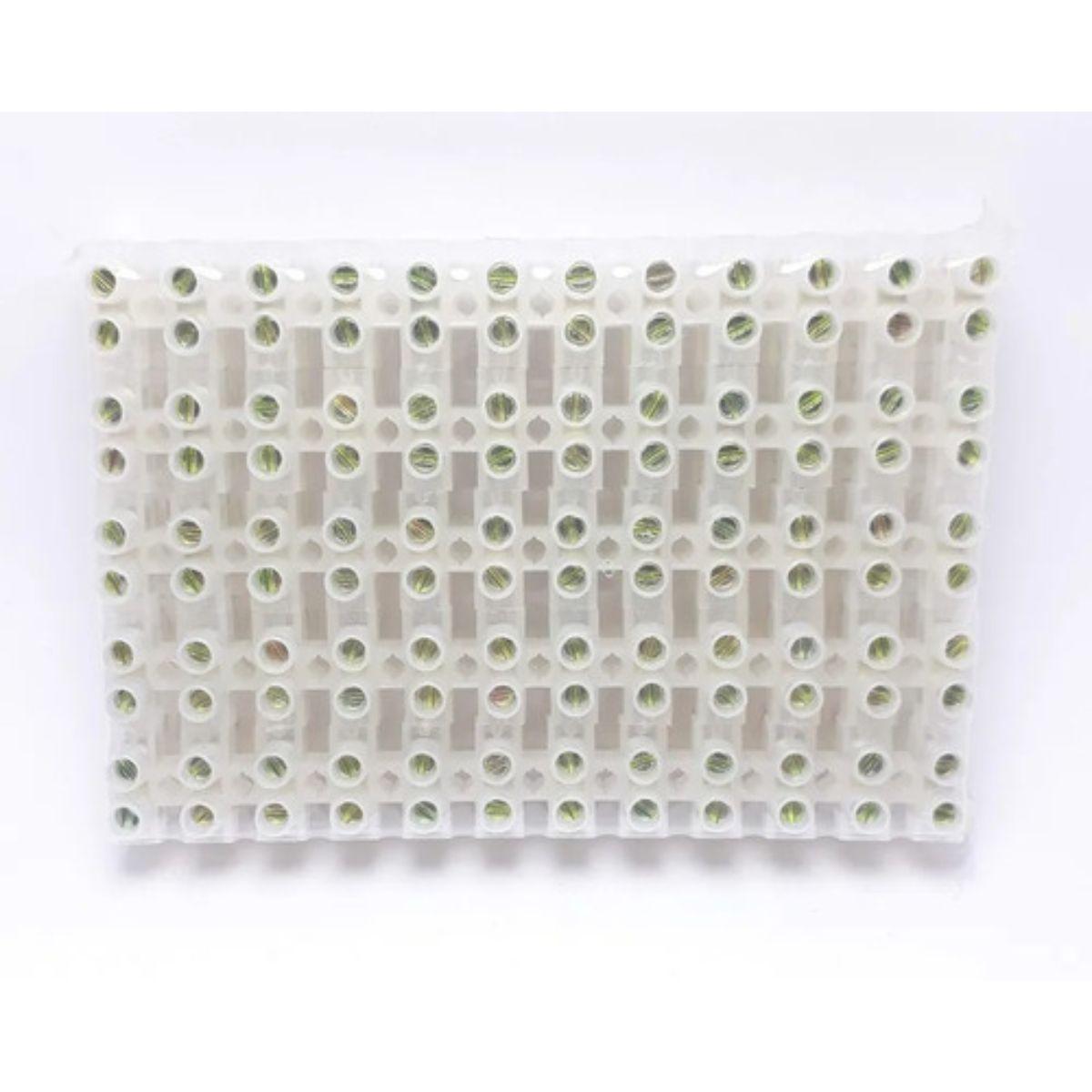 Regleta De Conexión Plástica 6mm 12 Polos Pack 10 Unidades-4