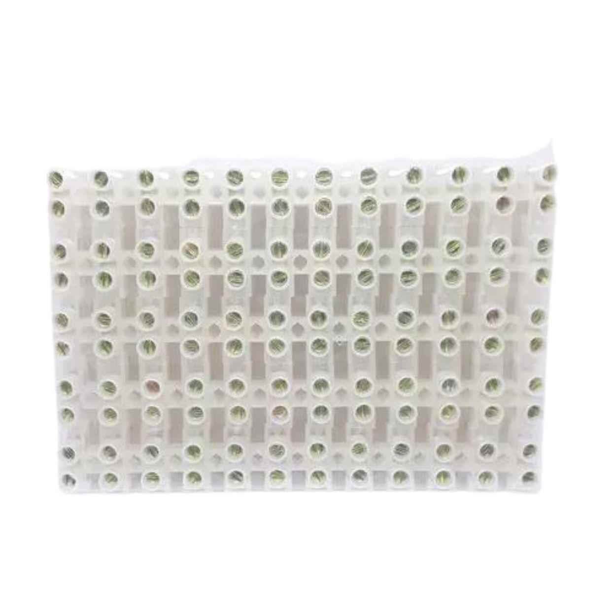 Regleta De Conexión Plástica 6mm 12 Polos Pack 10 Unidades-6