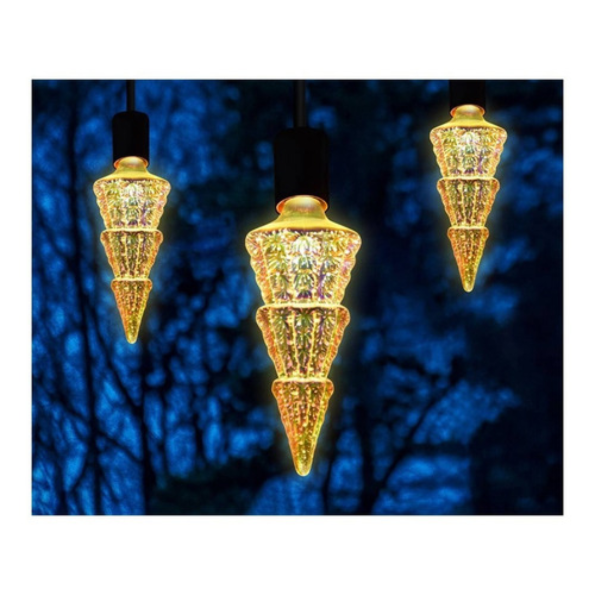 Ampolleta Led 3w Rgb Diseño Arbolnavideño Decorativo Colores-2