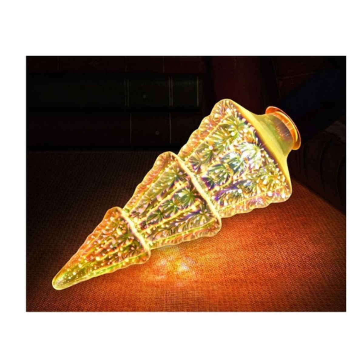 Ampolleta Led 3w Rgb Diseño Arbolnavideño Decorativo Colores-3
