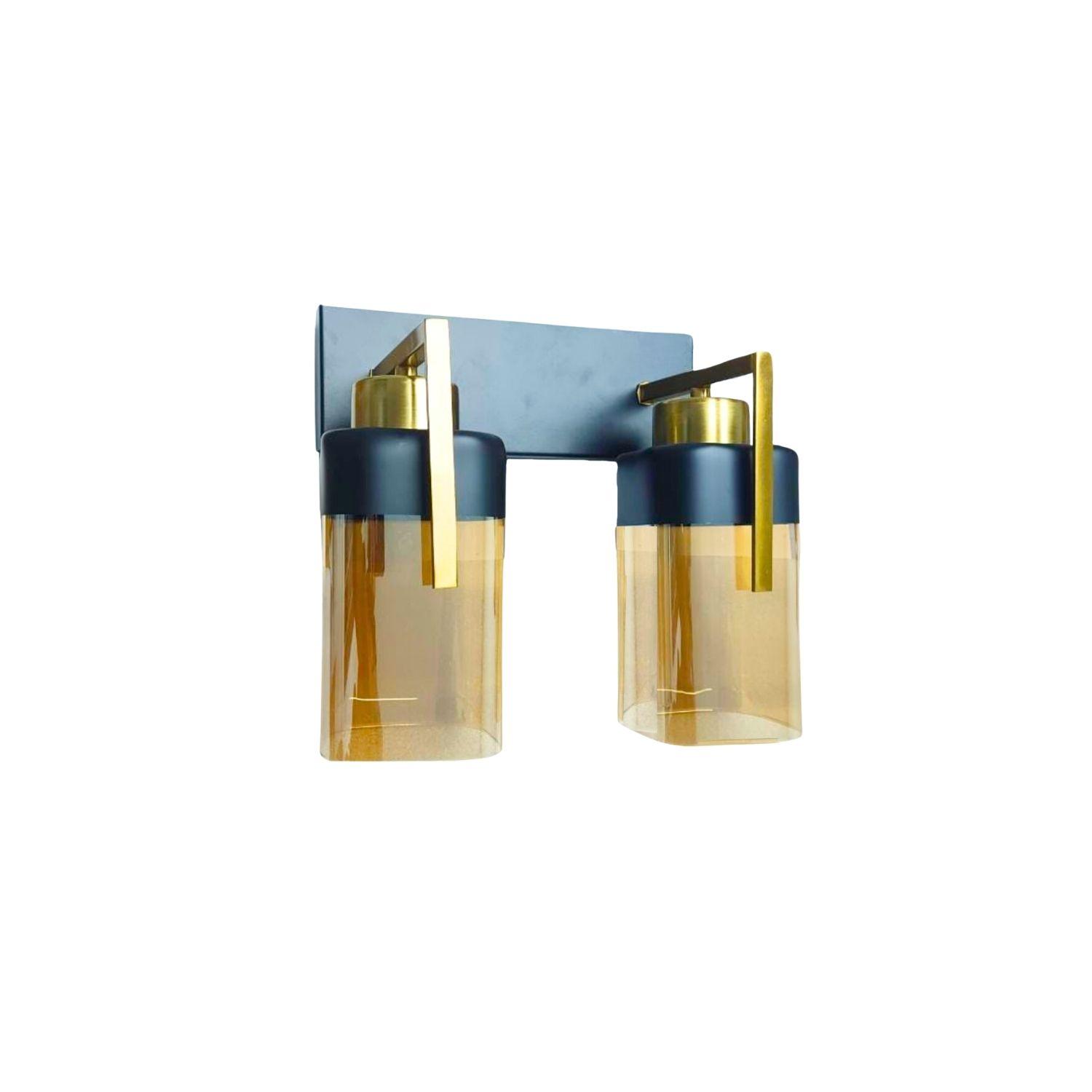 PACK 2 LAMPARA APLIQUE PORTA AMPOLLETA E27 LESATH DOBLE KONNERGIE DEUS-2