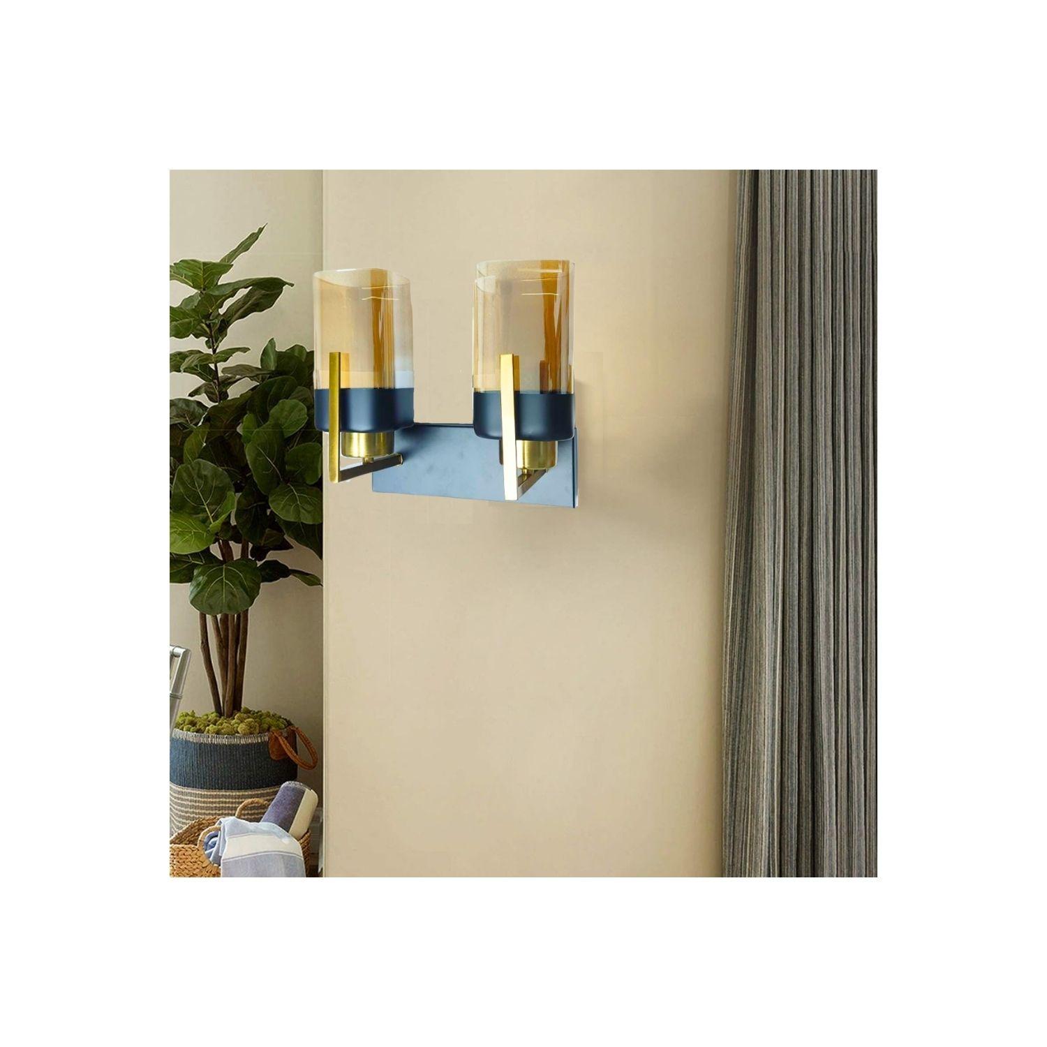 PACK 2 LAMPARA APLIQUE PORTA AMPOLLETA E27 LESATH DOBLE KONNERGIE DEUS-3
