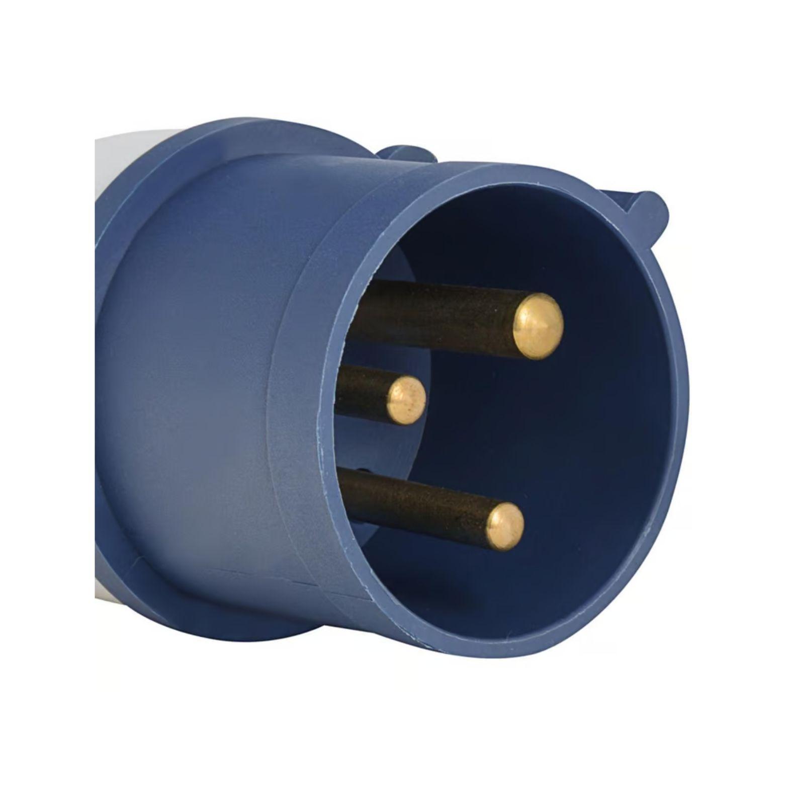 Echufe Industrial Macho Volante Ip44 32a 220v 2p / t-4
