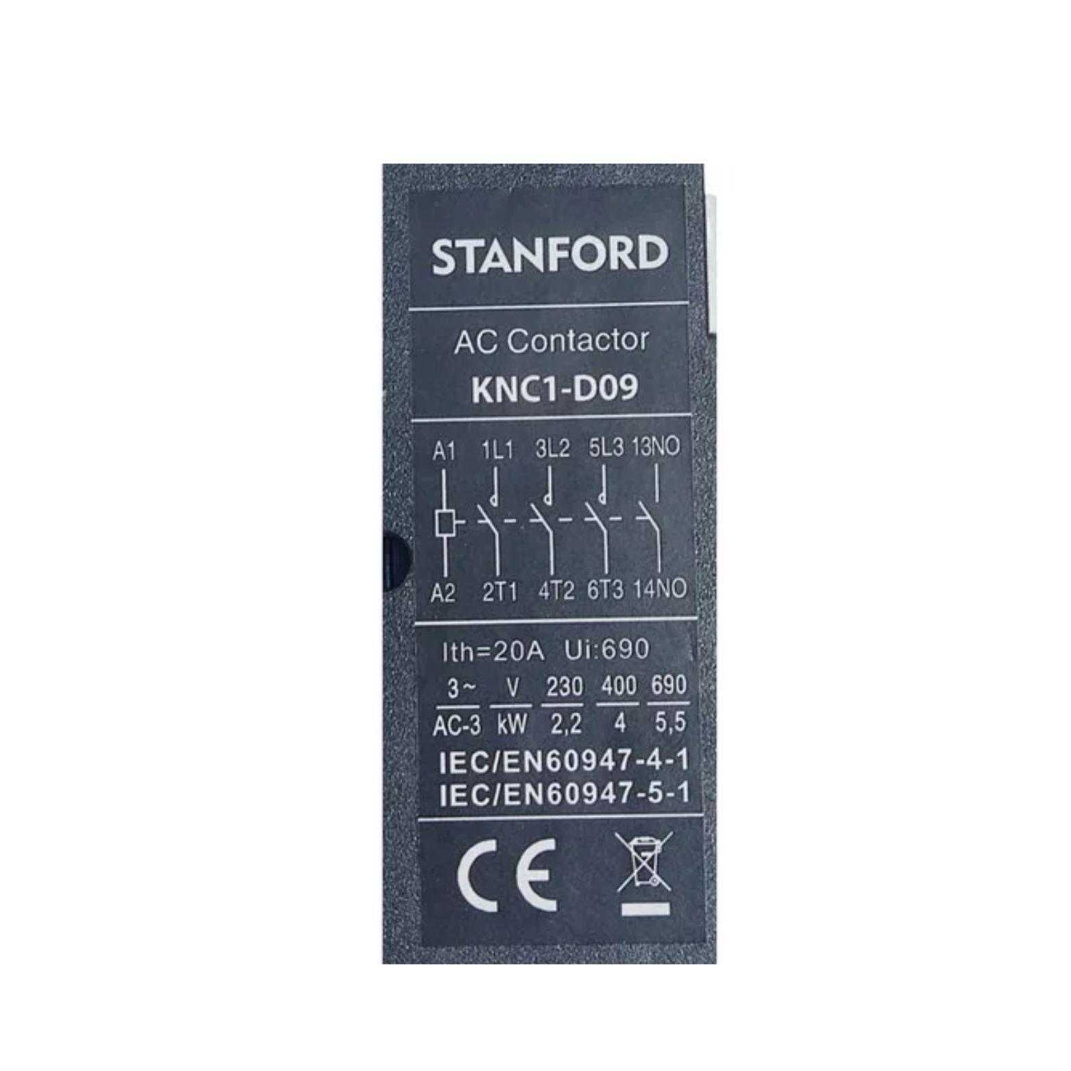 Contactor 9a 1no Ip20 Stanford Protector Circuito Seguridad-3