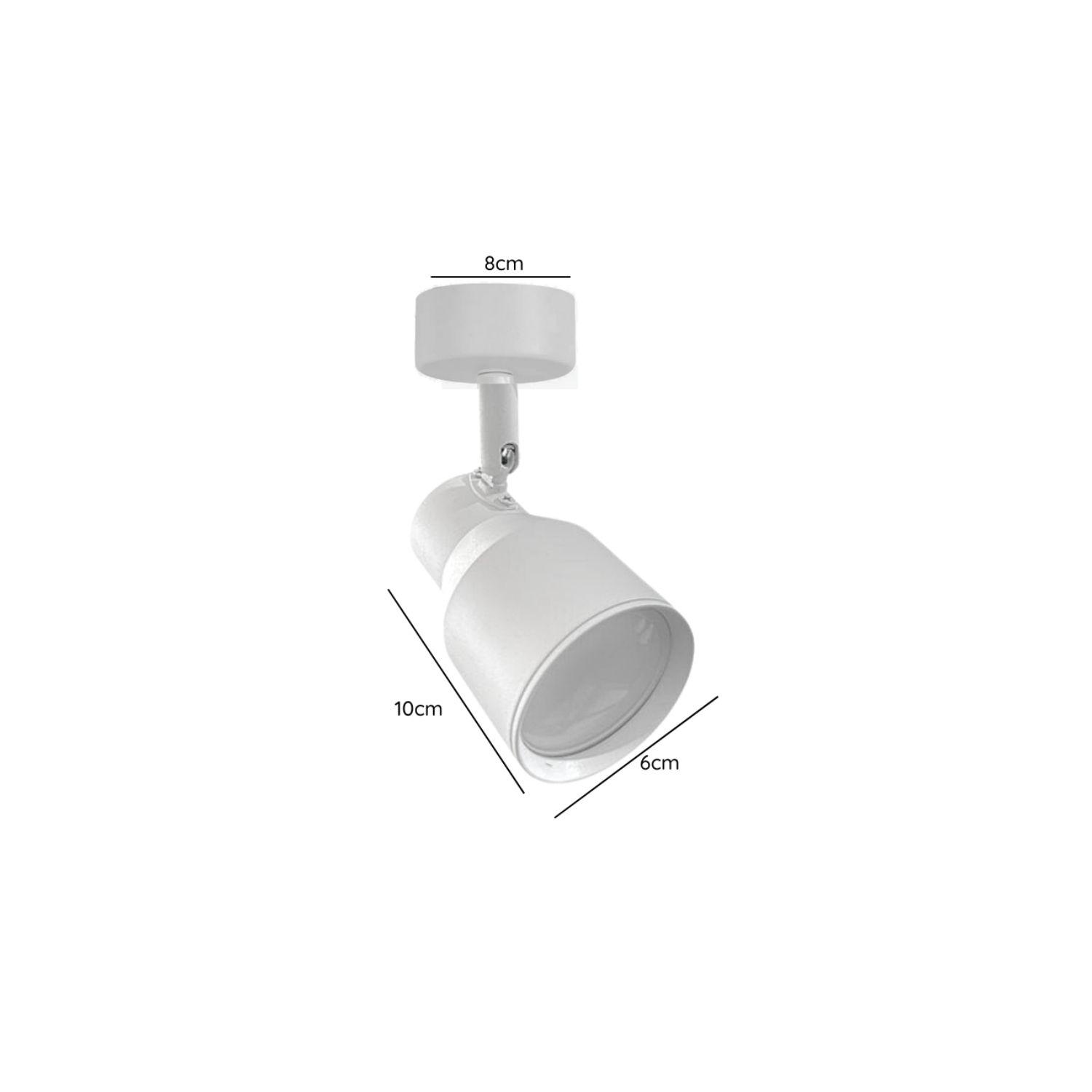 Aplique Foco Porta Ampolleta Dicroica Gu10 Moderno Dirigible-2