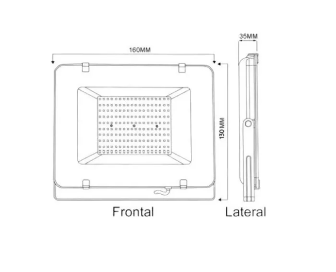 Pack 2 Foco Eco Led 50w Sec 4000lm  /  Soporte Atril Trípode-3