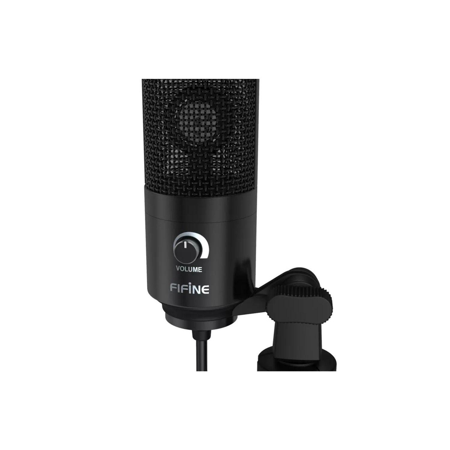 Micrófono de condensador Fifine PC XBOX PS5 MAC USB K669B-3