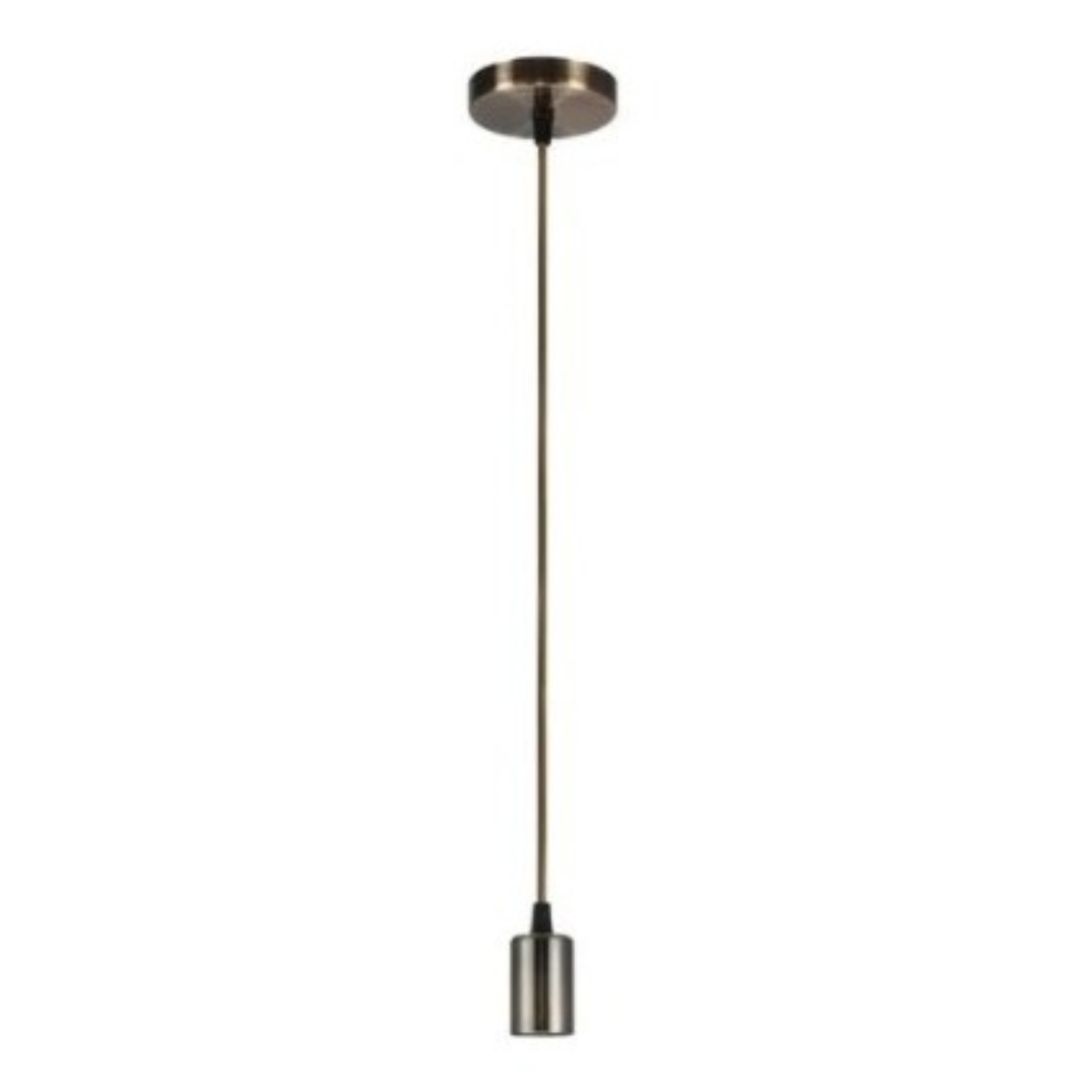 Soquete Vintage E27 Bronce-grafito Modelo Lampara Retro Deco-2