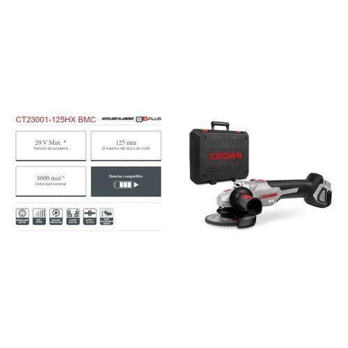 Esmeril Angular Portátil Recargable 20v Crown-1