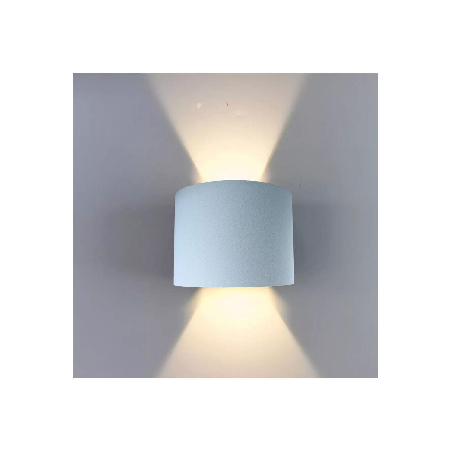 Aplique Led Redondo Doble Dirigible 6w-3