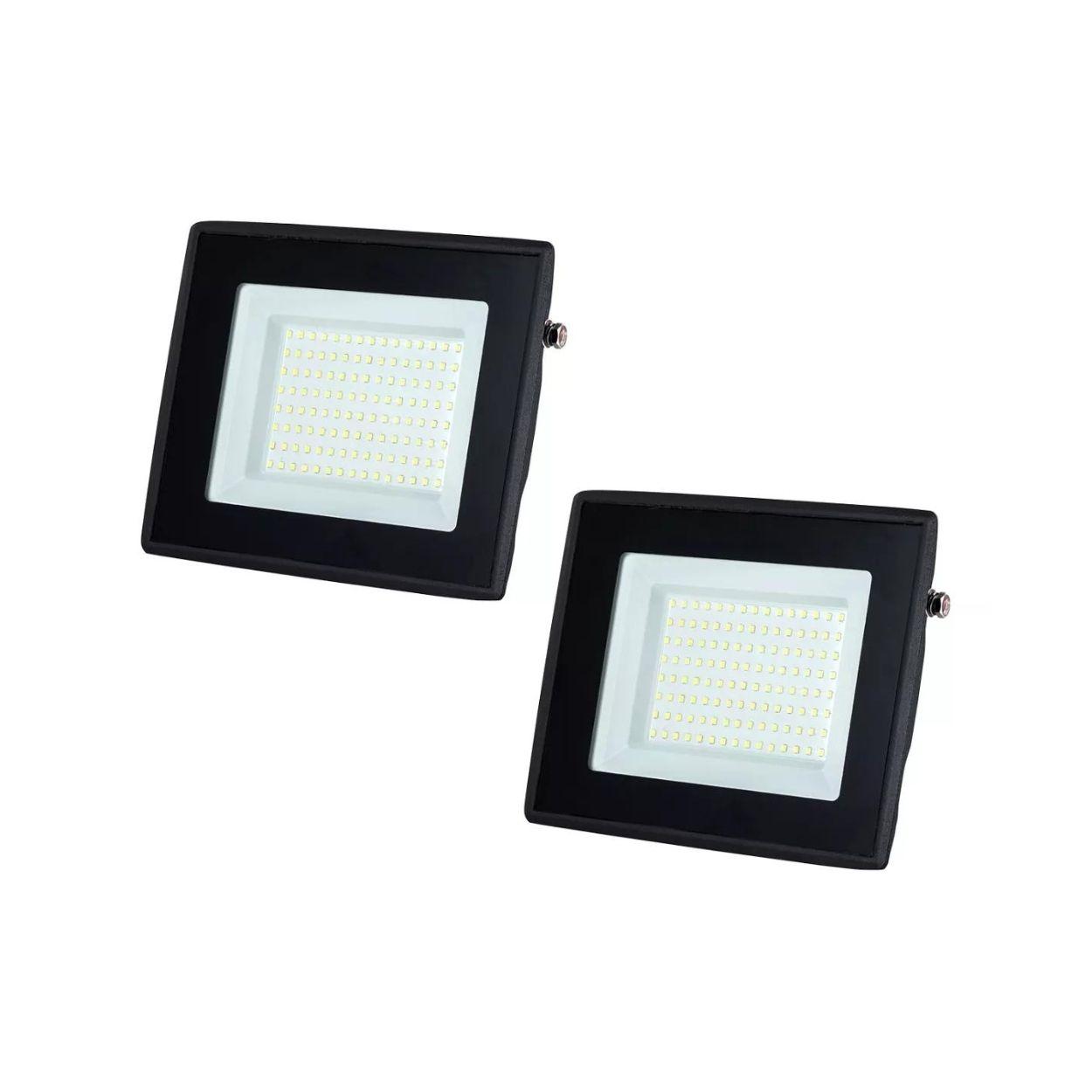Pack 2 Foco Led 50w Sec 5000lm Y Soporte Atril Trípode 150cm-2