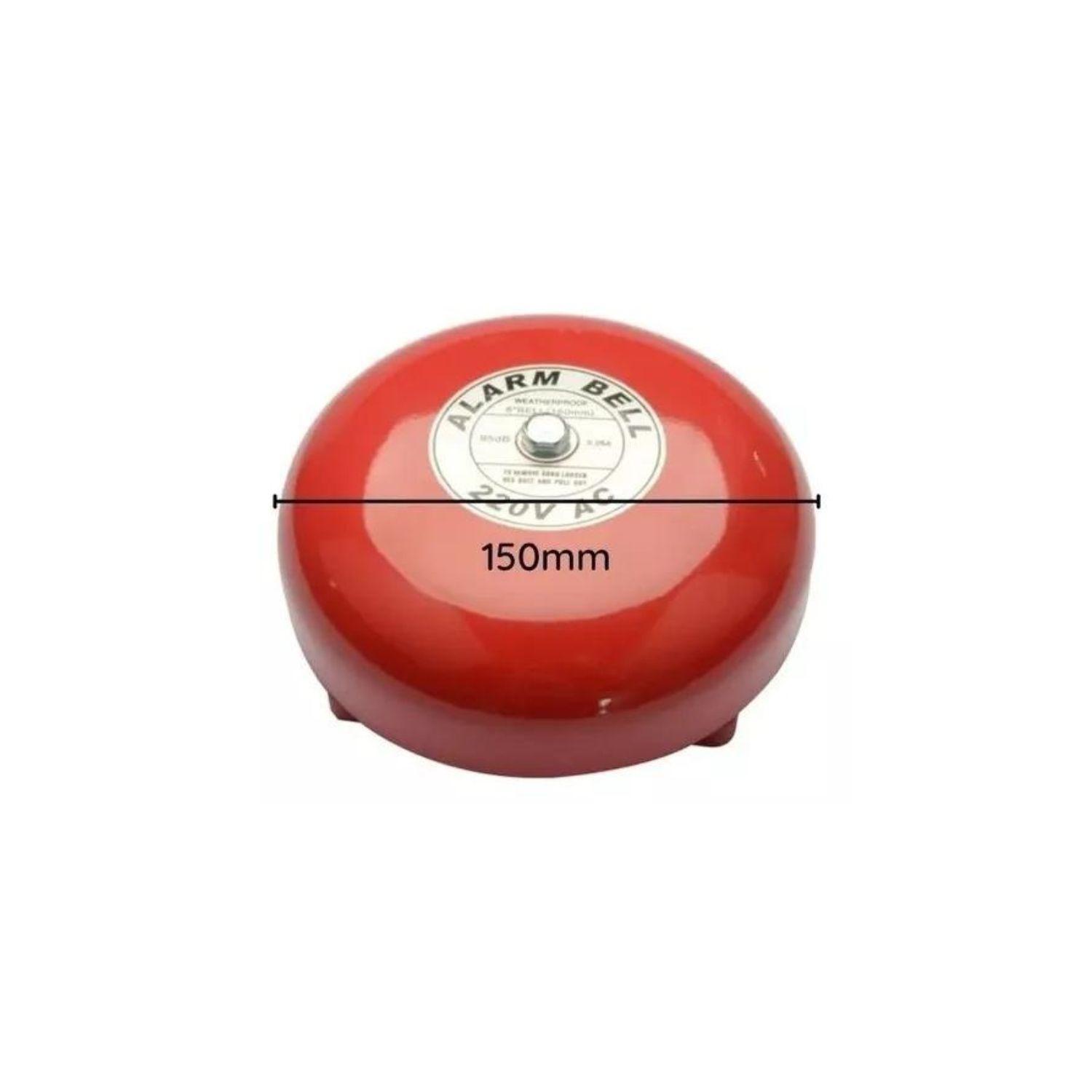 Timbre Campanilla Campana Alarma Entrada Salida Escuela 220v-2