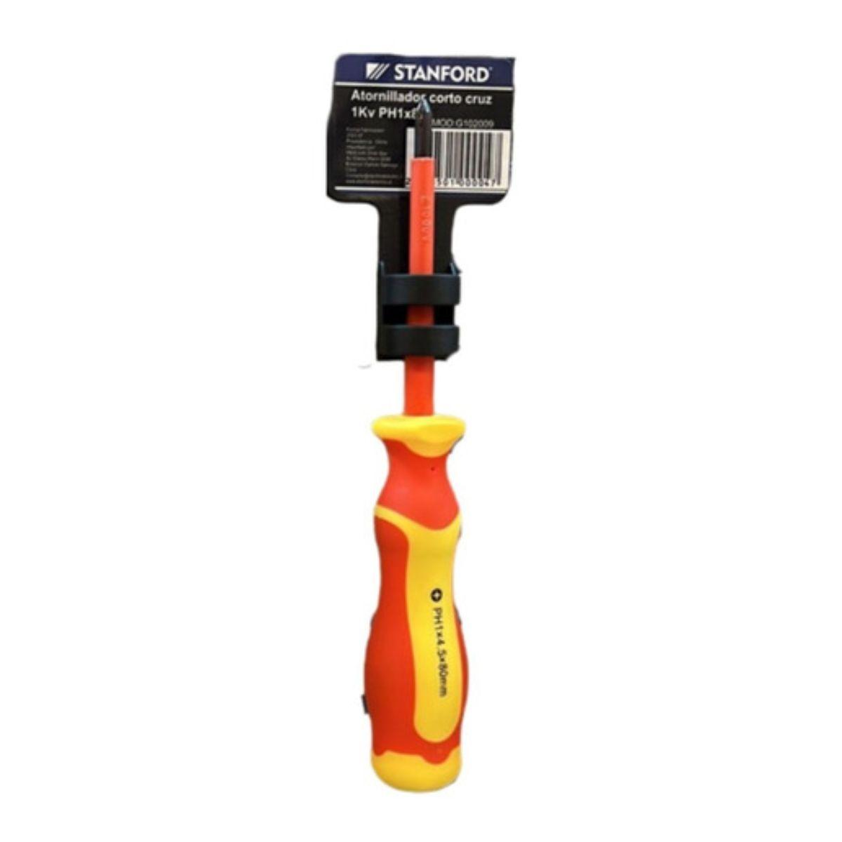 Destornillador Cruz Estrias Ph1x8 1kv Magnetico Electrico-0