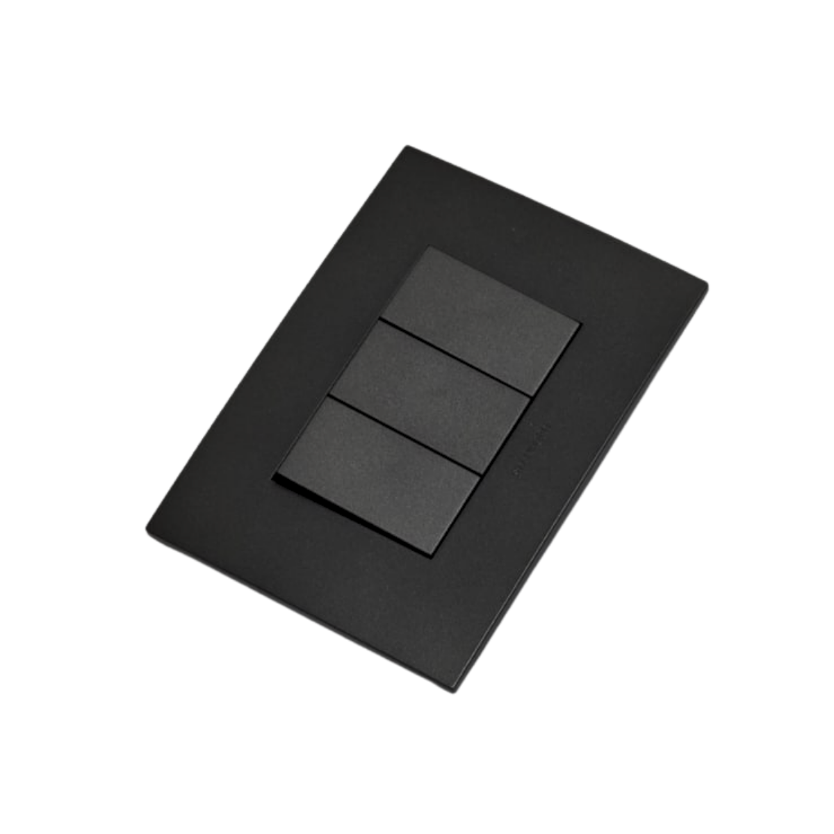 Interruptor Triple Encendido Apagado Stanford (9/32) 220v 10a Sec Negro-1