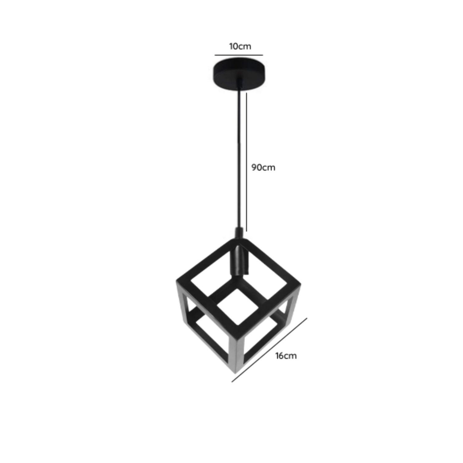 PACK 5 LAMPARA TECHO PORTA AMPOLLETA E27 VEGA KONNERGIE DEUS-4