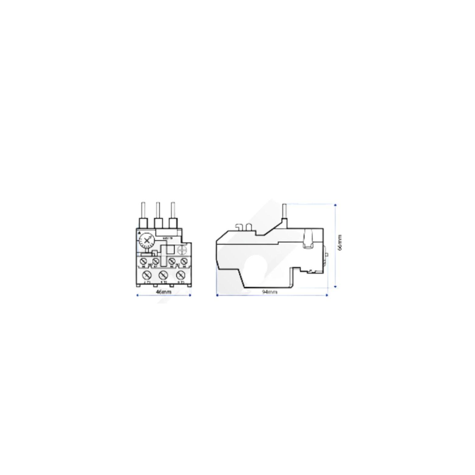 Relé Térmico Para Contactor 7-10a, Ip20 Protector Seguridad-3