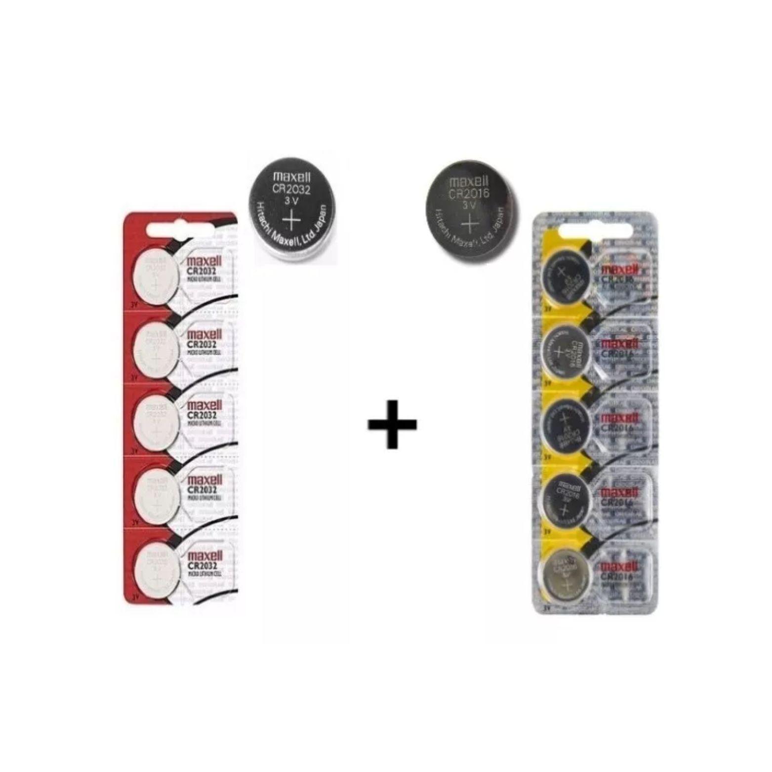 Blíster Pilas Botón Maxell CR2016 5 unidades 3V-4
