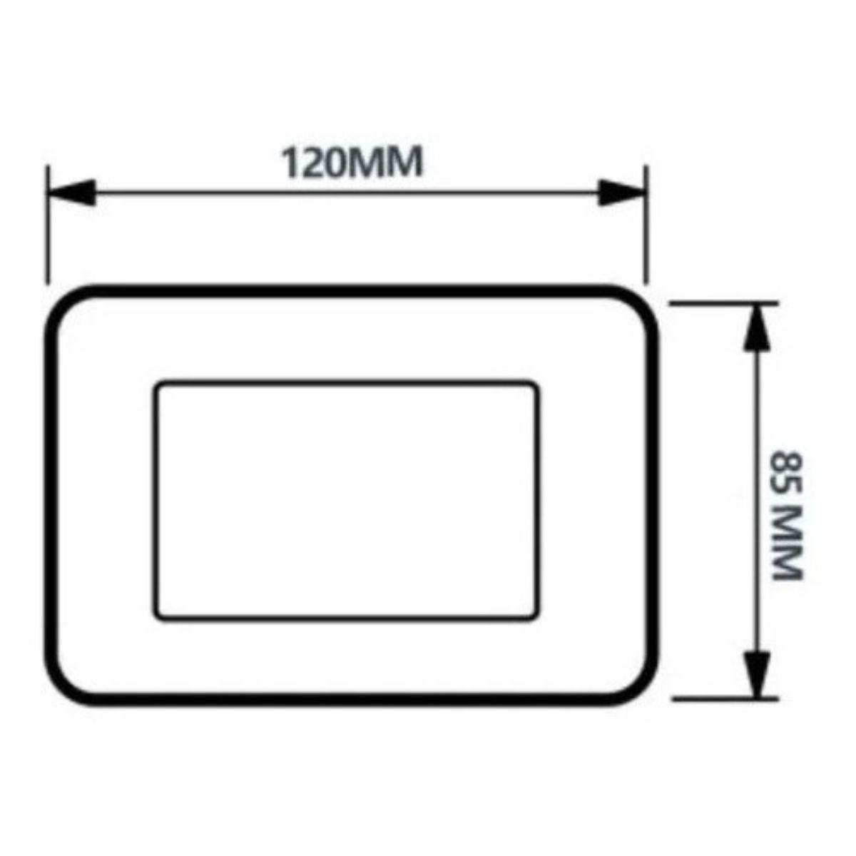 Placa Triple Base Para Modulo Tomacorriente Interruptor-3