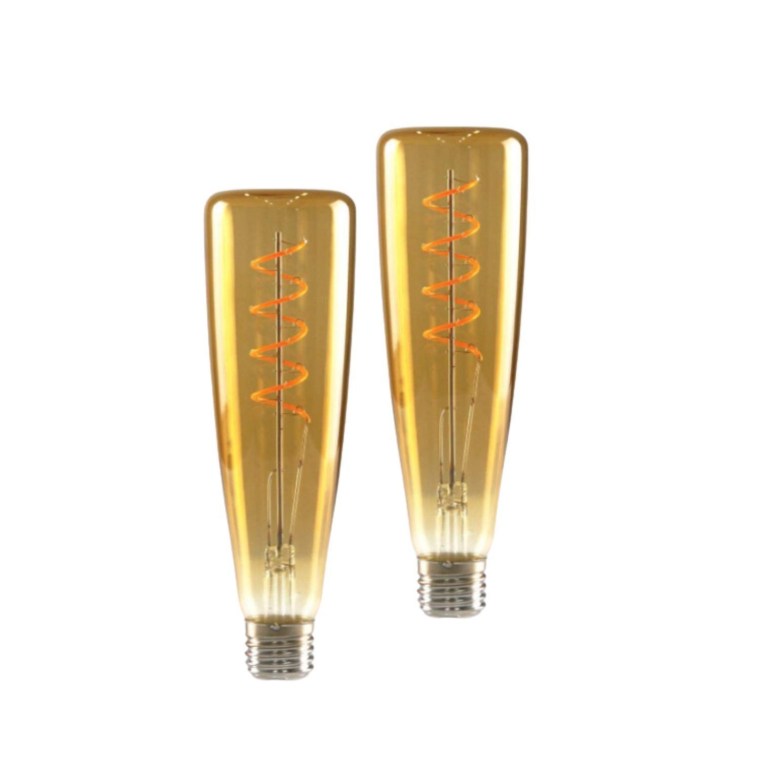 PACK 2 AMPOLLETA E27 LED T300 BOTELLA 4W KONNERGIE DEUS-0