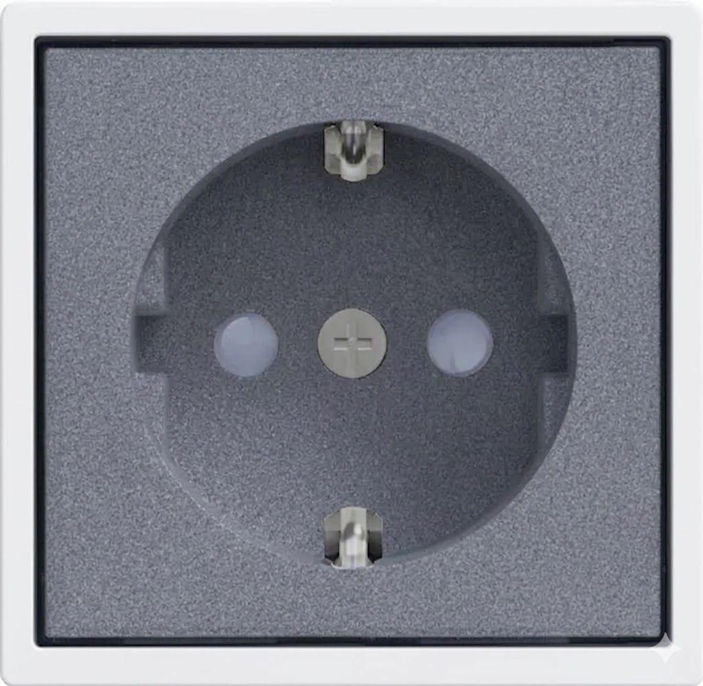 Modulo Tomacorriente Enchufe Schuko Stanford Certificado Sec Grafito-0