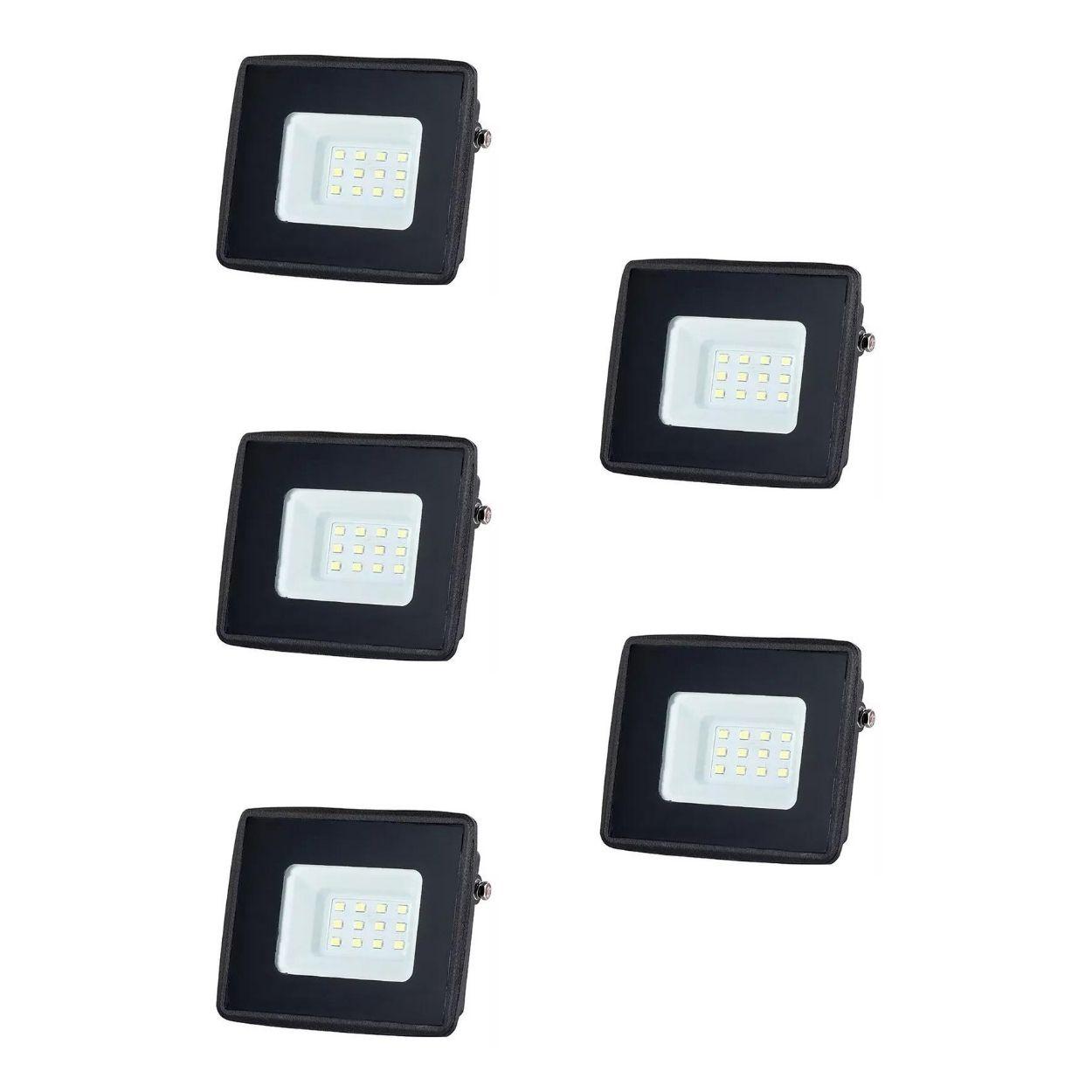 Foco Proyector De Area Led 10w Exterior Seguridad Perímetro-0