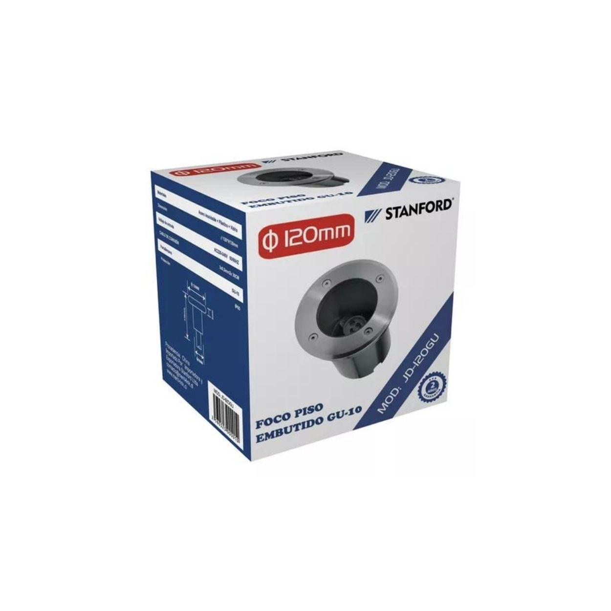 Foco Embutido Piso Porta Ampolleta Dicroico Gu10 Exterior-3