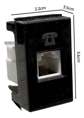 Modulo Toma Conexion Telefonica Rj11-2