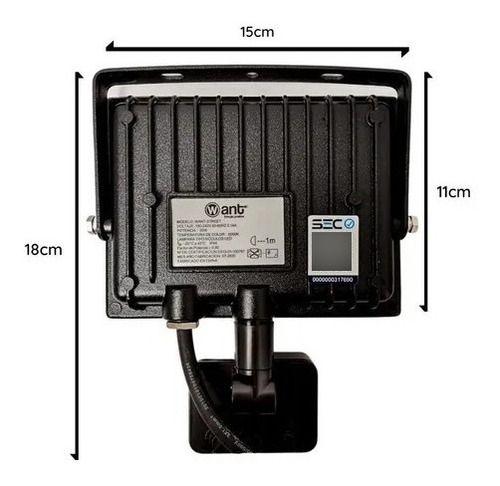 Foco Proyector De Area Led Con Sensor 30w Sec Exterior-4