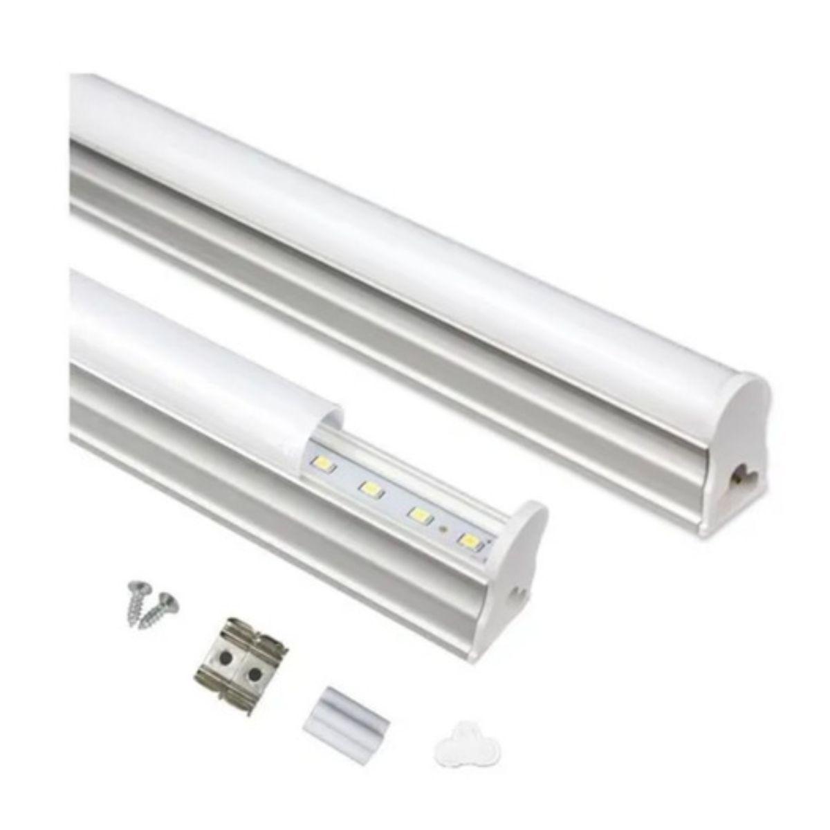 Tubo Led T5 Batten Con Base Empavonado 5w 30cms-0