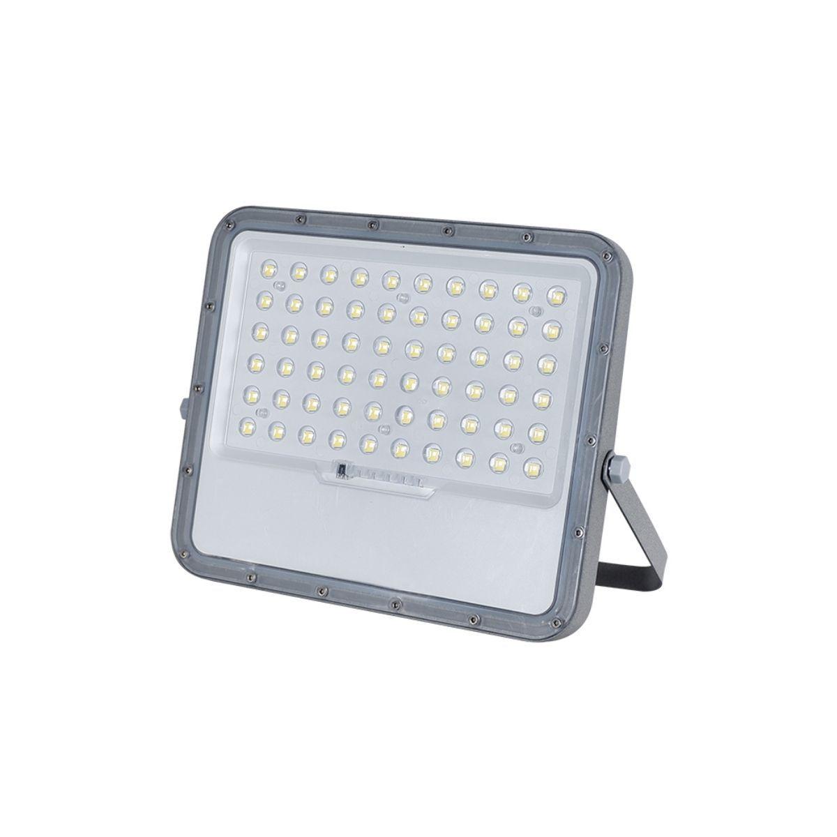 FOCO PROYECTOR LED CON PANEL SOLAR 1400LM LUZ FRIA + CONTROL-2