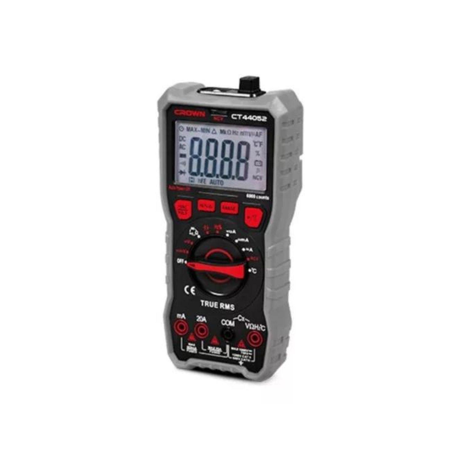 Multimetro Multi Tester Medidor Digital Portatil 750v Crown-4