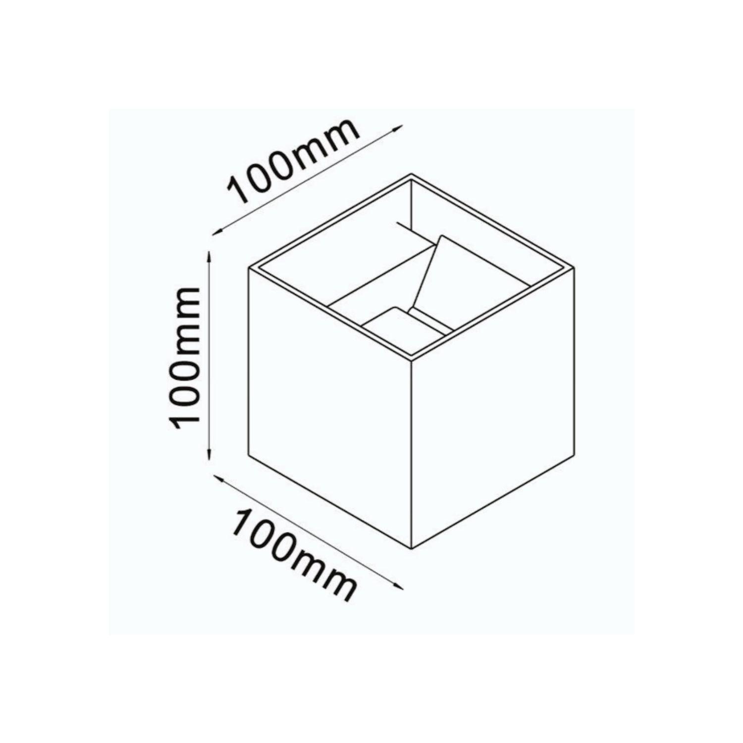 PACK 2 APLIQUE LED EXTERIOR IP54 3000K SHAULA KONNERGIE DEUS-4