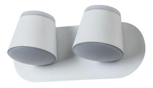 Aplique Led Doble Dirigible Luz Calida 10w Elegante Deco-0