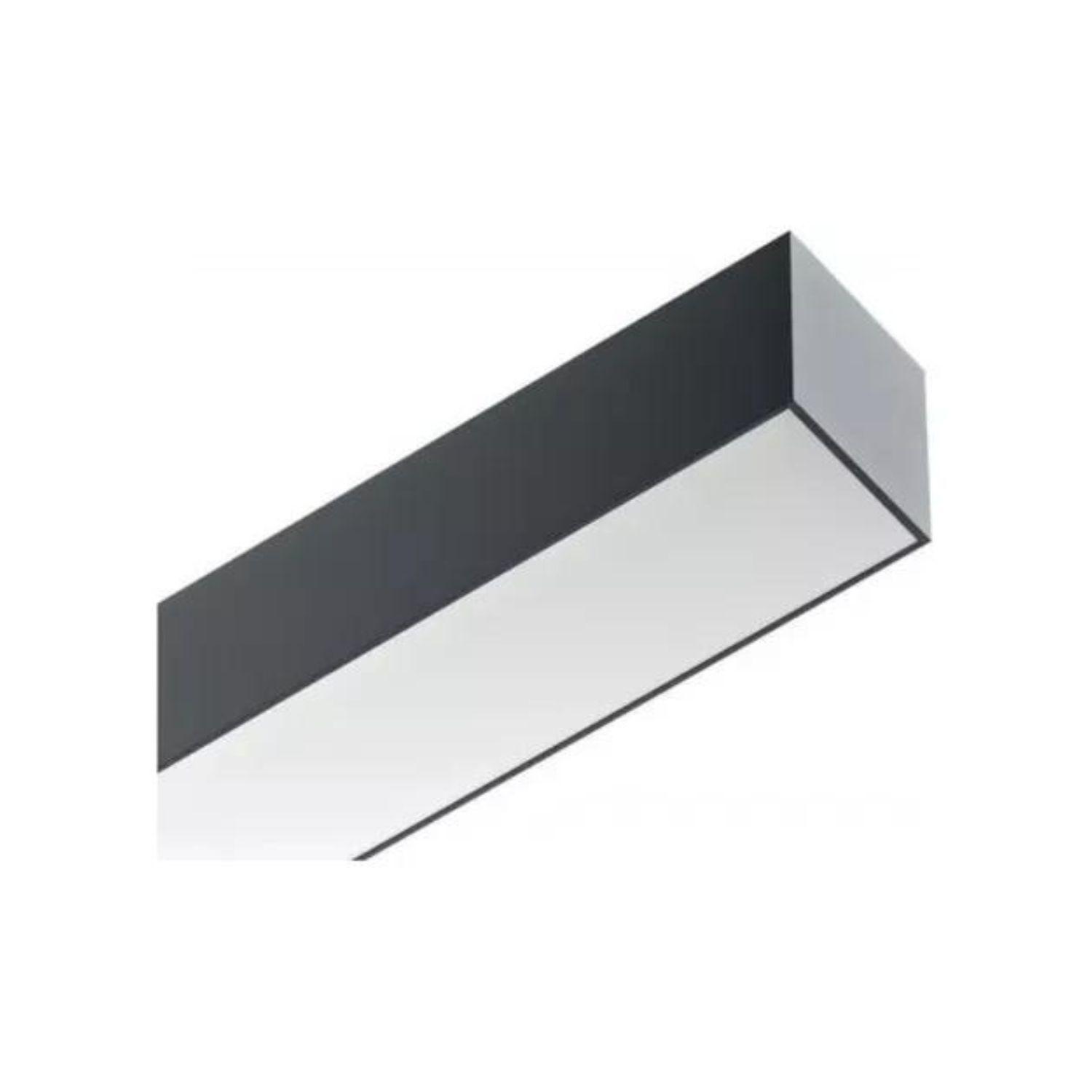 Lampara Led Lineal Colgante Pendant Negro 40w Driver Osram-2