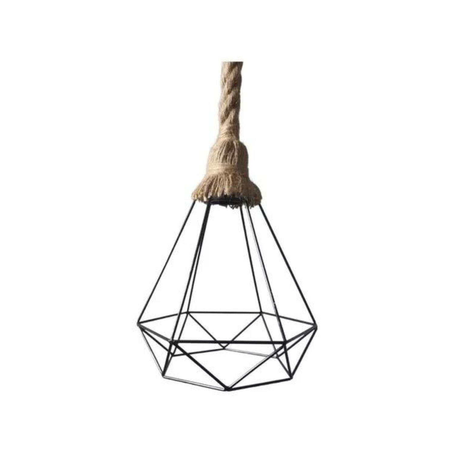Soquete  Lampara Diamante Colgante  Vintage E27 + Ampolleta-2