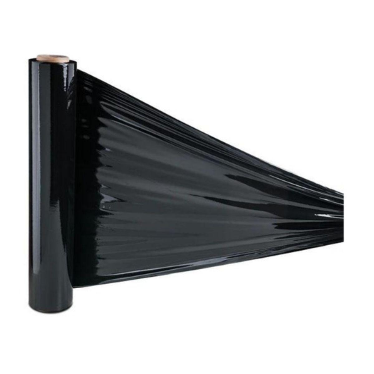 Film Negro Super Strech Embalar 300 Metros Alusa 3,1kg-3
