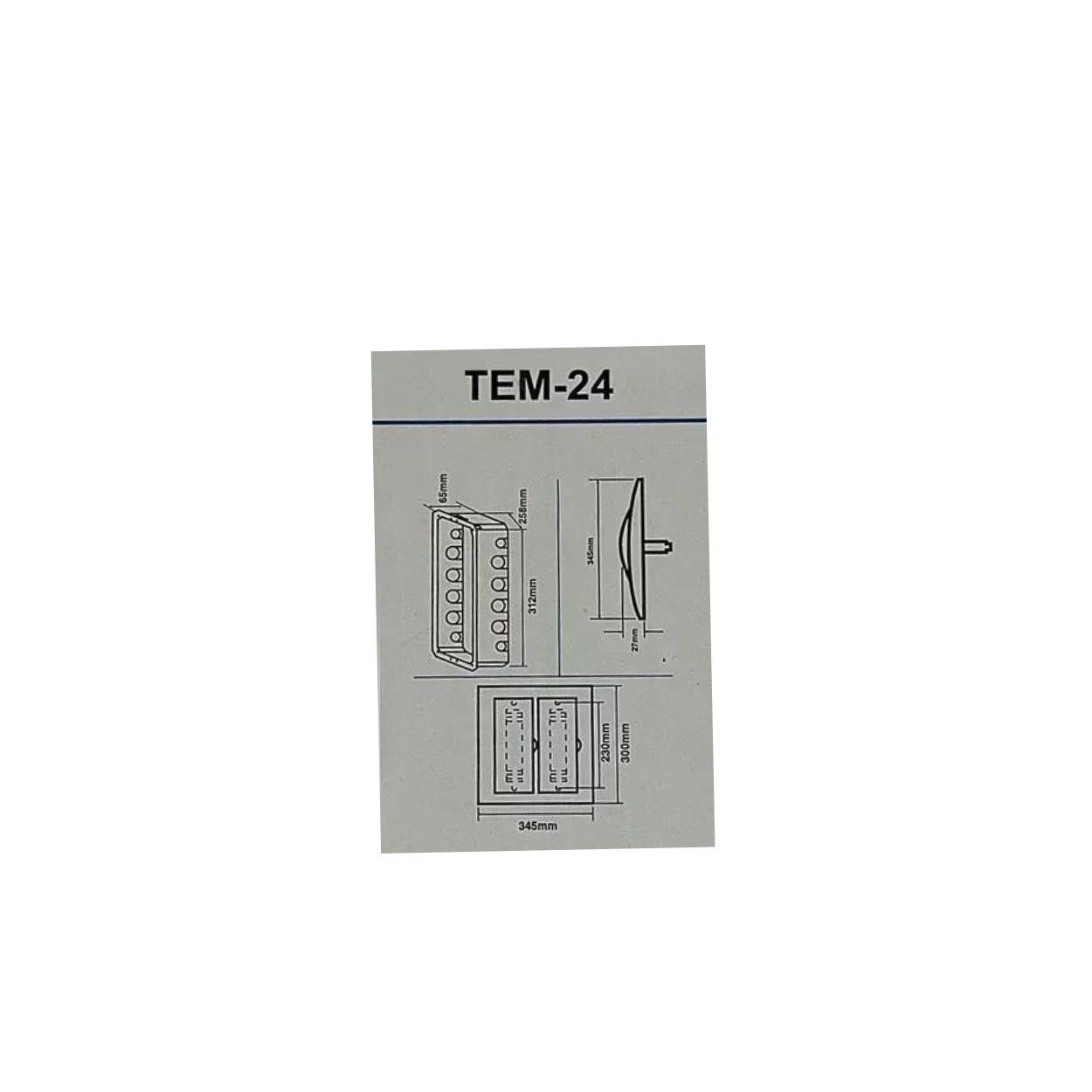 Tablero Embutido Pvc Ip40 24 Circuitos Sec T8+4-2