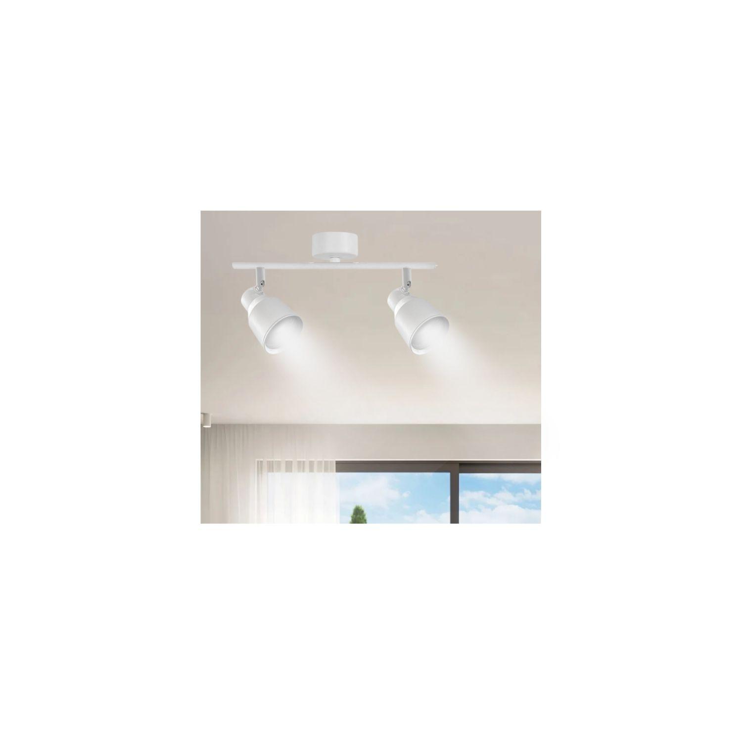 Aplique Foco Porta Ampolleta Doble Gu10 Moderno Dirigible-1