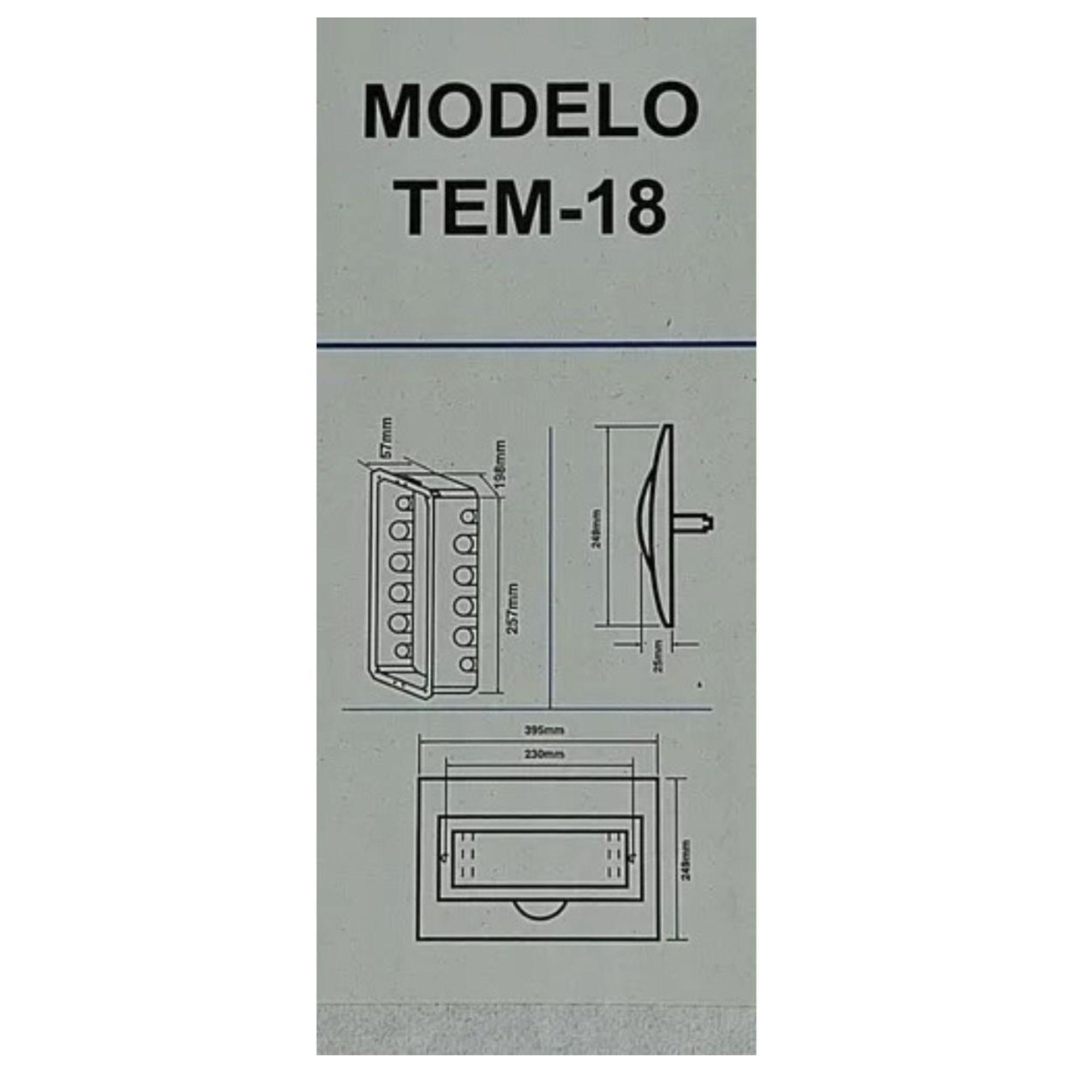 Tablero Embutido Distribución Pvc Ip40 18 Circuitos Sec T9+9-3