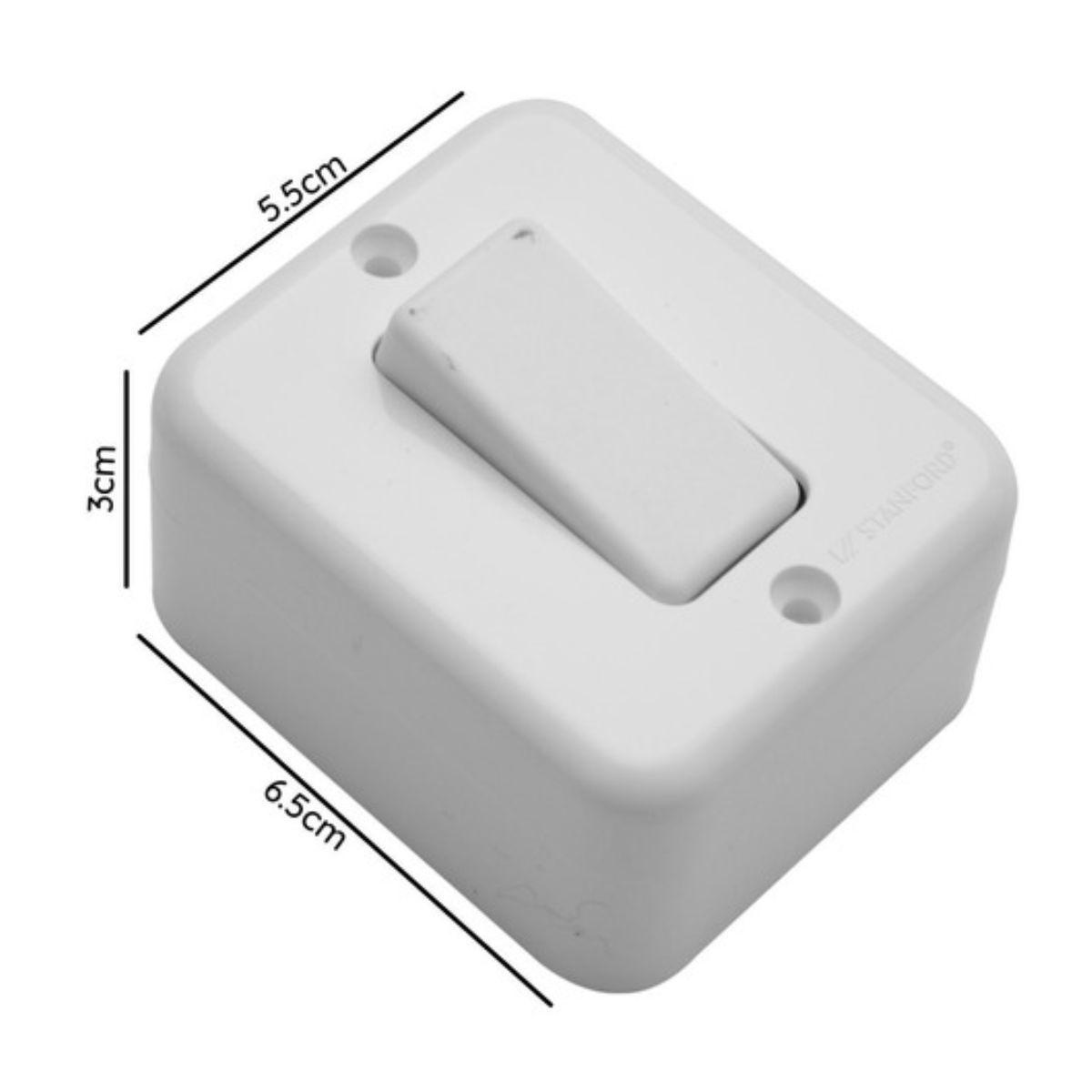 Casquete Sobrepuesto Interruptor Simple 9/12 16a 250v-1